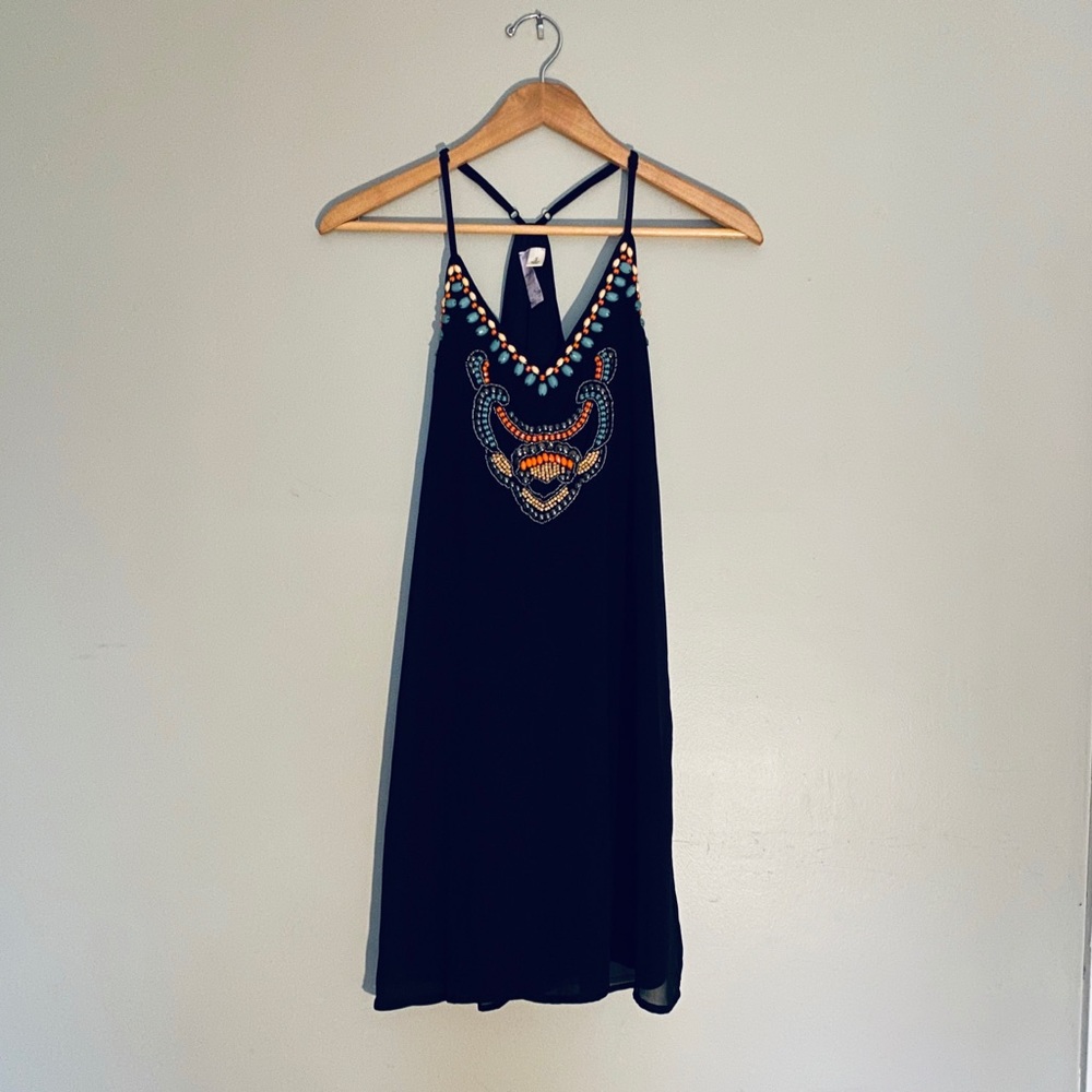 Black Beaded Dress
